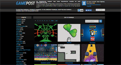 Desktop Screenshot of el.gamepost.com